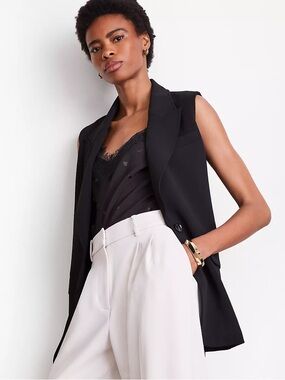 Zara Tailored Mesh-Back Vest